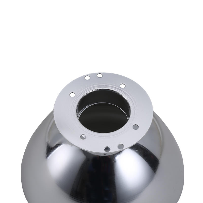 Aluminum Lampshade CNC Spinning brushed polish Customized LED Housing YT-113