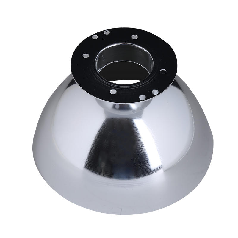 Aluminum Lampshade CNC Spinning brushed polish Customized LED Housing YT-113
