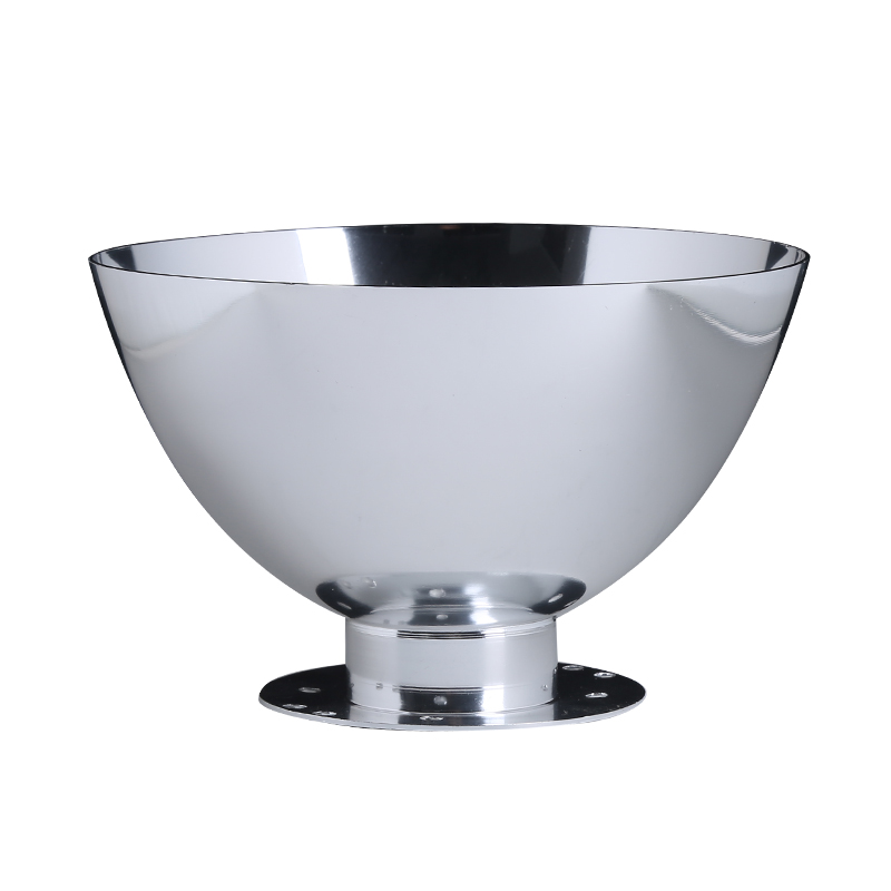 Aluminum Lampshade CNC Spinning brushed polish Customized LED Housing YT-113