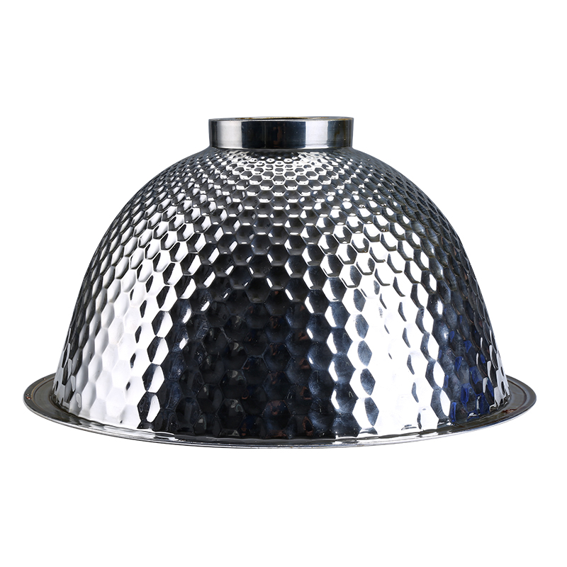 Aluminum Lampshade CNC Spinning brushed polish LED Housing YT-119