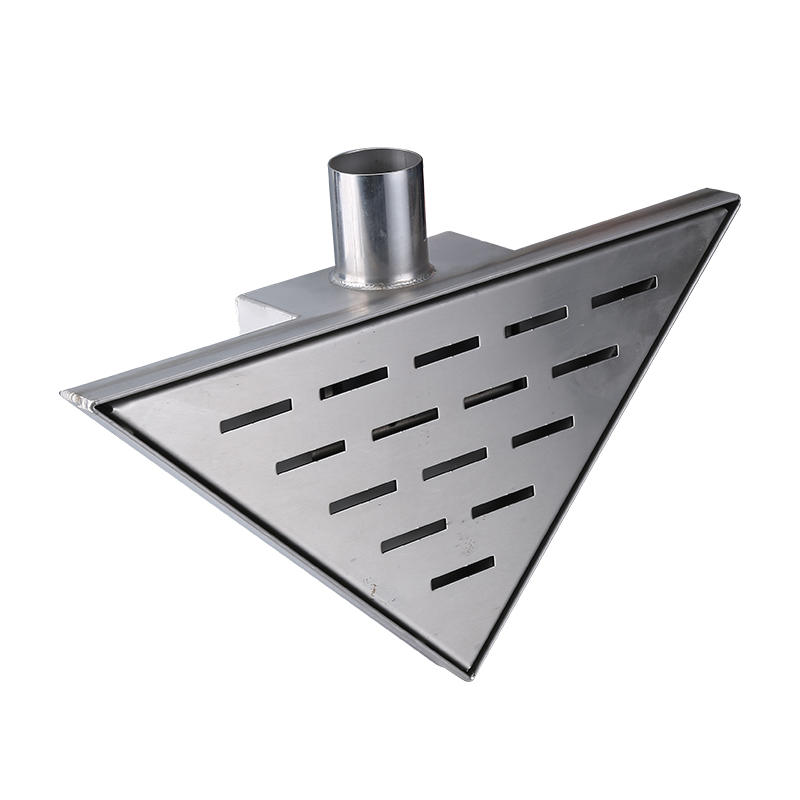 Linear Bath Room Stainless Steel Shower Drain Trench Drain triangular  horizontal/vertical XY-102