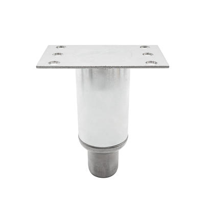 Kitchen Adjustable Leg Kitchen Part Table Equipment Zinc sliver suqare WJ-128 