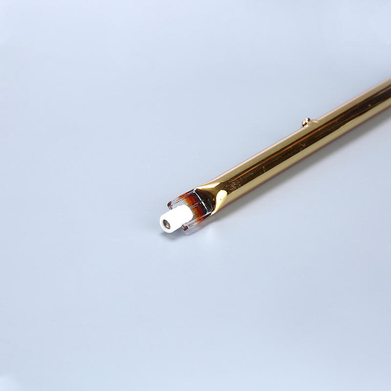 Tungsten quartz infrared ceramic golden straight heating tube RS-106