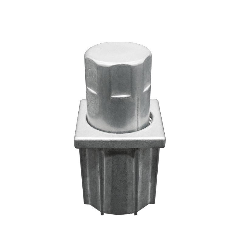 Kitchen Part Table Equipment Adjustable Leg Kitchen Adjustable Leg Square Natural Finish Zinc Die Cast Adjustable Hex Foot Insert L-Z-104