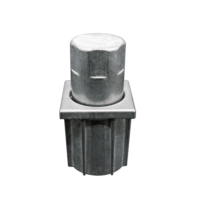 Kitchen Part Table Equipment Adjustable Leg Kitchen Adjustable Leg Square Natural Finish Zinc Die Cast Adjustable Hex Foot Insert L-Z-105
