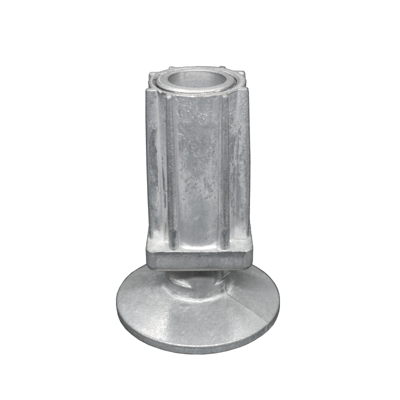 Kitchen Adjustable Leg Kitchen Part Table Equipment Adjustable Leg Square Stainless Steel Clad Zinc Die Cast Adjustable Flanged Foot Insert L-Z-112