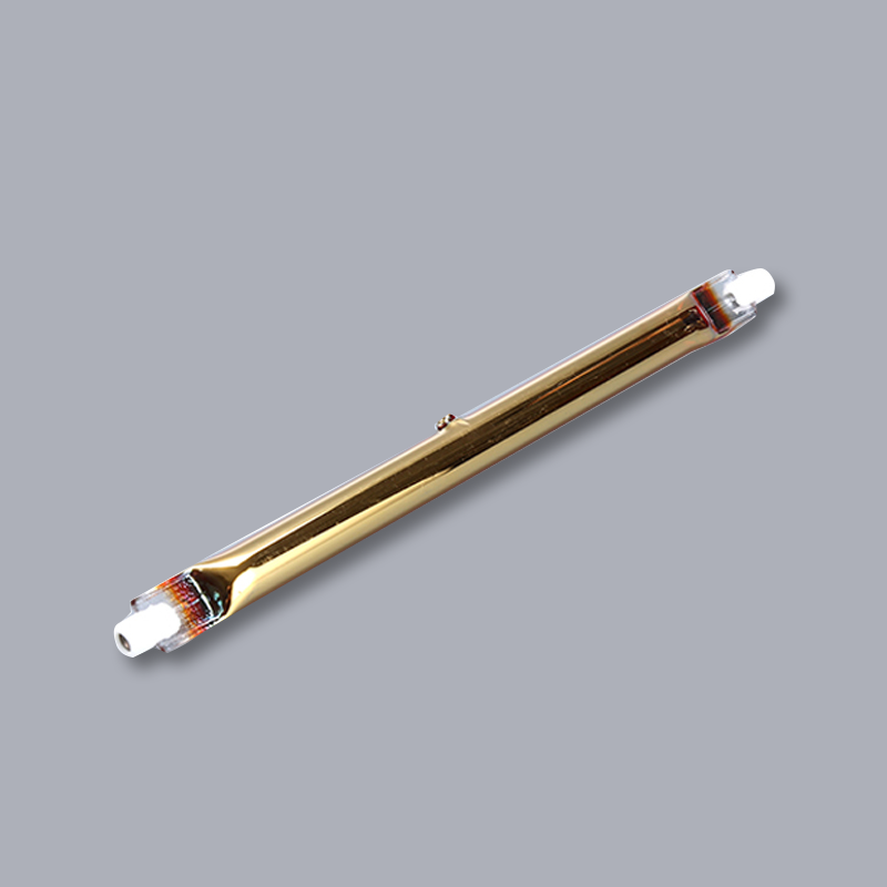 Tungsten quartz infrared ceramic golden straight heating tube RS-106